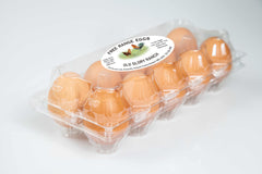 Ogelz 40Pcs Customized Farm Fresh Egg Carton Packaging Labels Stickers Stamps Kit Set Personalized for Chicken Duck Stickers Extra Stciky Waterproof Anti Scratches 2X4 Inch Oval (C01)