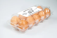 Ogelz 40Pcs Customized Farm Fresh Egg Carton Packaging Labels Stickers Set Personalized for Chicken Duck Stickers Extra Stciky 2X4 Inch Rectangle (G01)