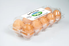 Ogelz 40Pcs Customized Farm Fresh Egg Carton Packaging Labels Stickers Set Personalized for Chicken Duck Stickers Extra Stciky 2X4 Inch Rectangle (G06)