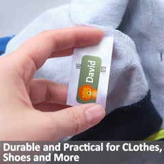 Ogelz Personalized Name Labels for Kids Custom Stcikers Washable for Clothes and Gear Non Iron Waterproof for Kids Stuff Daycare Toddlers School Supplies Water Bottle Camp Transport Theme Extra Large